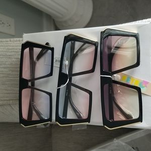 New York fashion woman square style fashion luxury sunglassesSunglasses Women